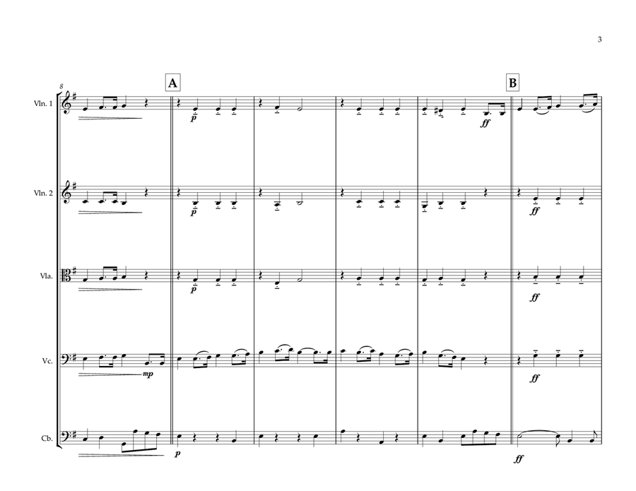 Syrian National Anthem for String Orchestra String Orchestra scores gallery preview page 3