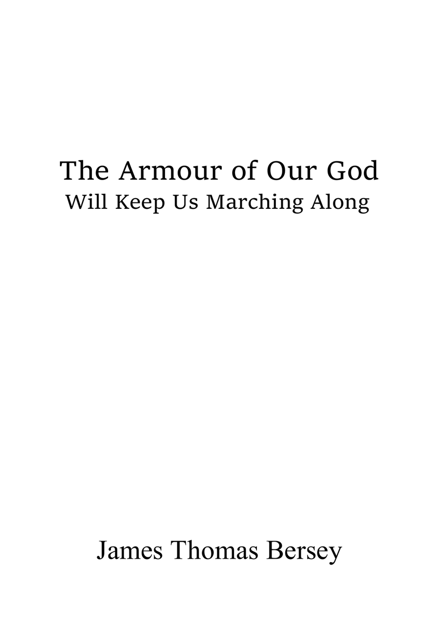 The Armour of Our God (S.A.T.B. Choir & Organ) 4-Part scores gallery preview page 2