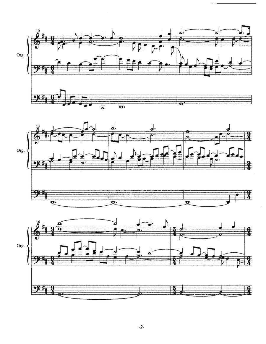 Wild Mountain Thyme Wild Mountain Thyme Organ Solo scores gallery preview page 2