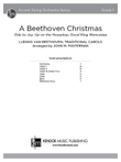 A Beethoven Christmas (Score)