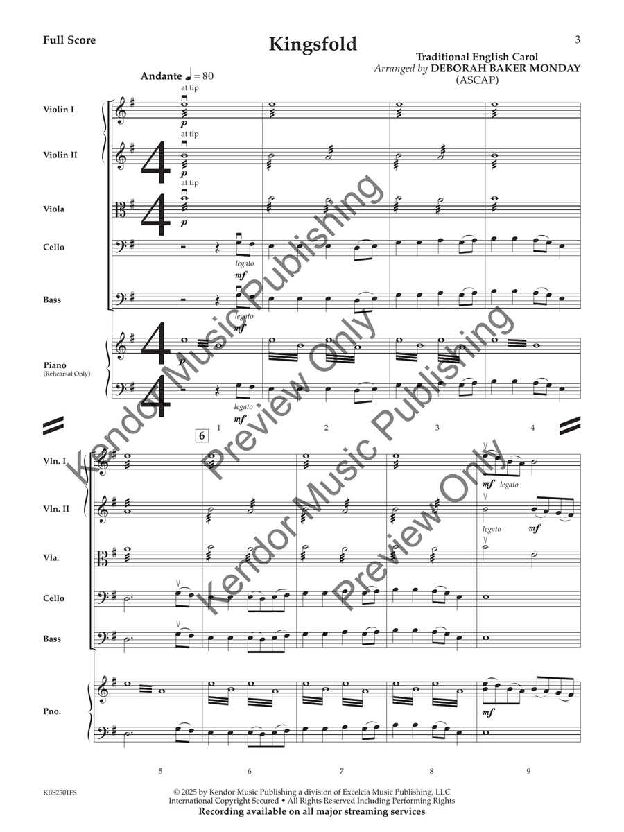 Kingsfold Kingsfold String Orchestra scores gallery preview page 4