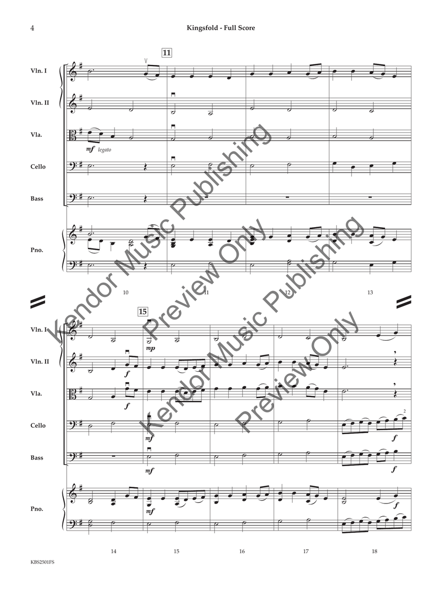 Kingsfold Kingsfold String Orchestra scores gallery preview page 5