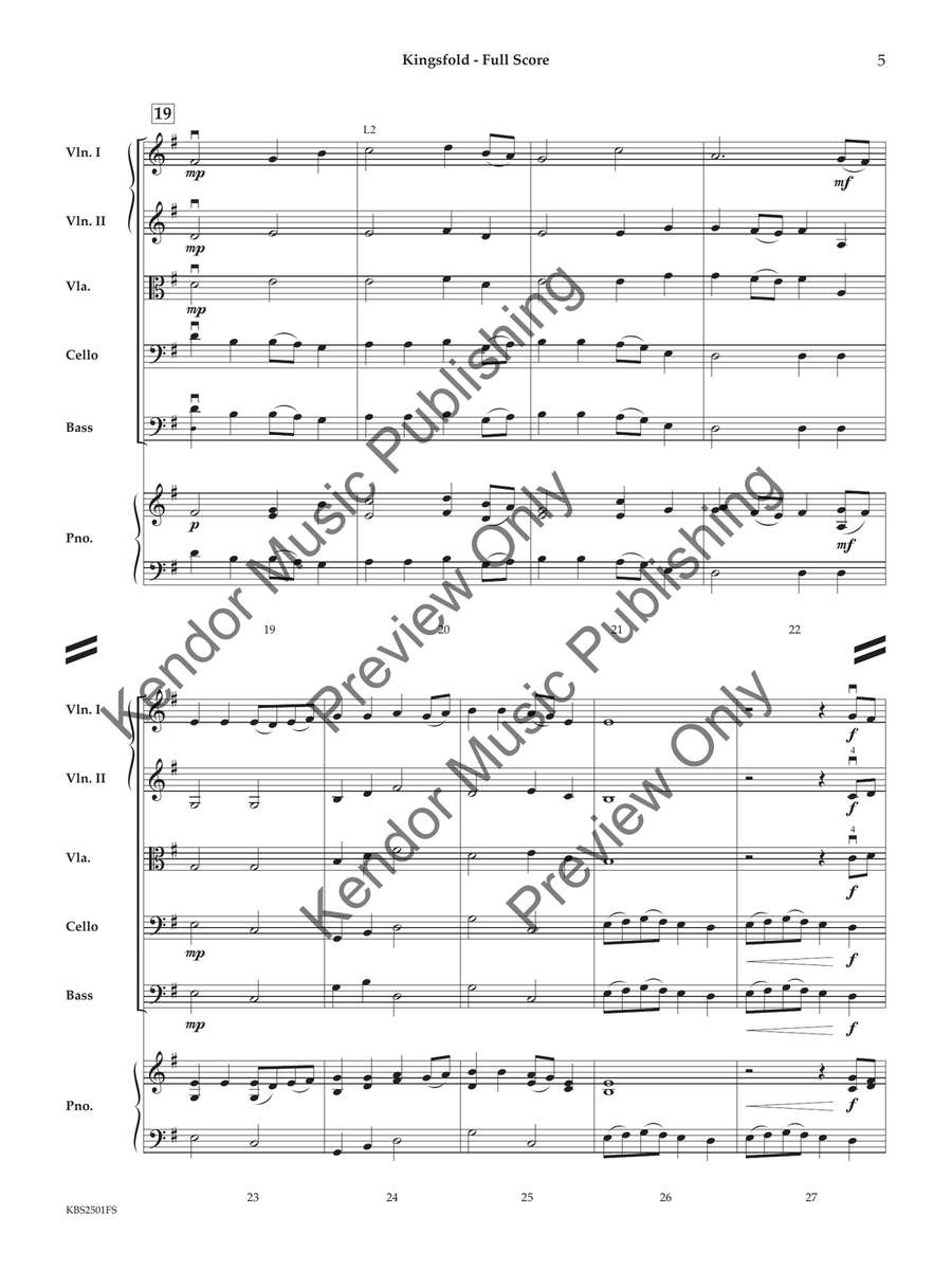 Kingsfold Kingsfold String Orchestra scores gallery preview page 6