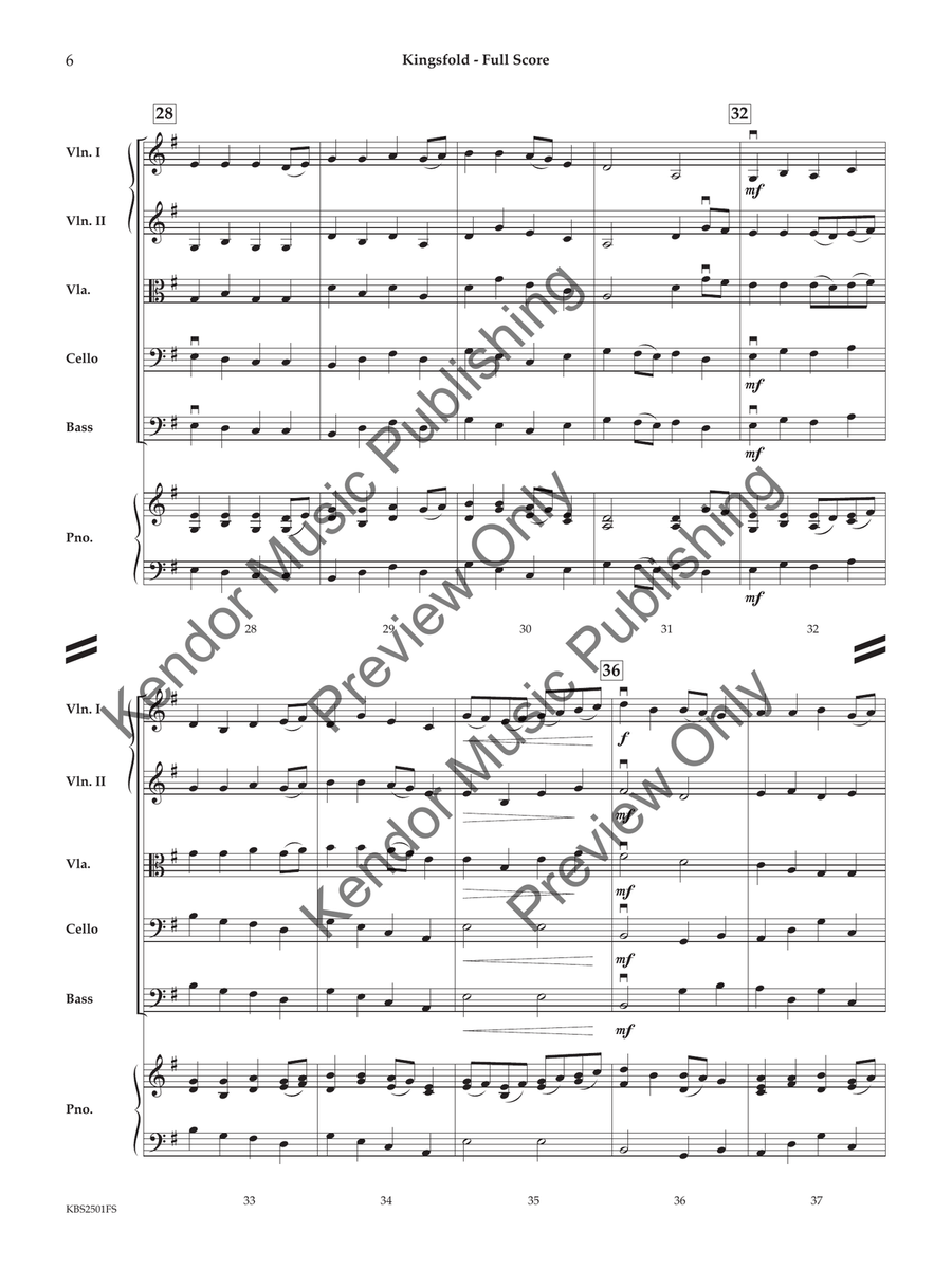 Kingsfold Kingsfold String Orchestra scores gallery preview page 7