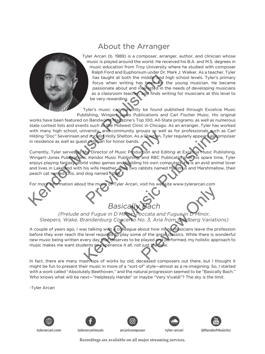Basically Bach Basically Bach String Orchestra scores gallery preview page 3