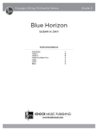 Blue Horizon (Score)