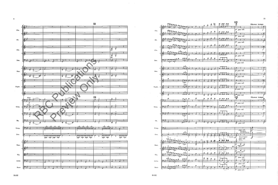 March To The Scaffold (Score) Full Orchestra scores gallery preview page 3