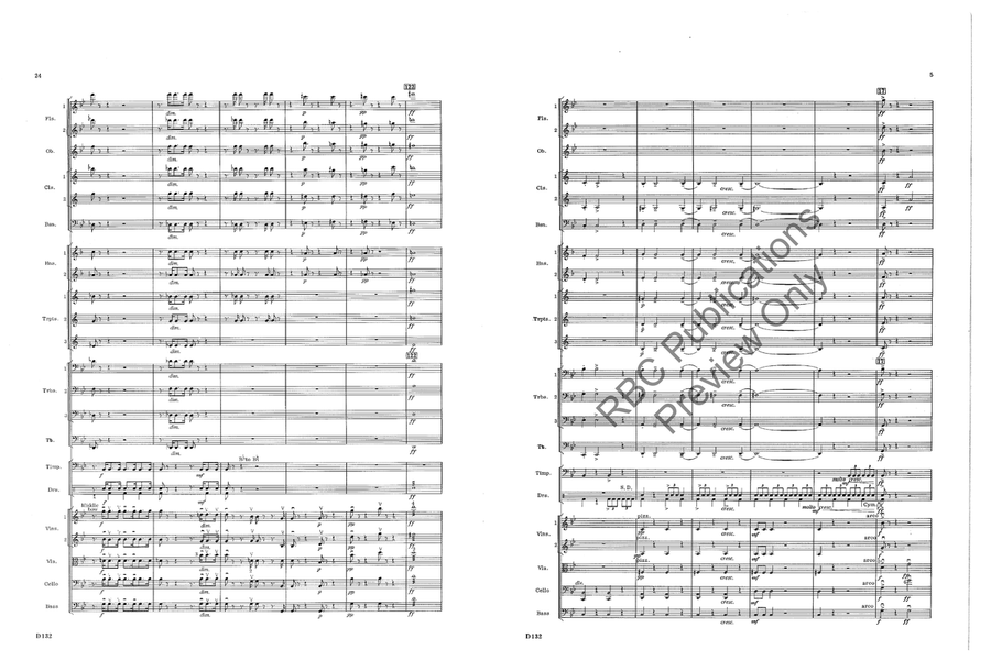 March To The Scaffold (Score) Full Orchestra scores gallery preview page 4