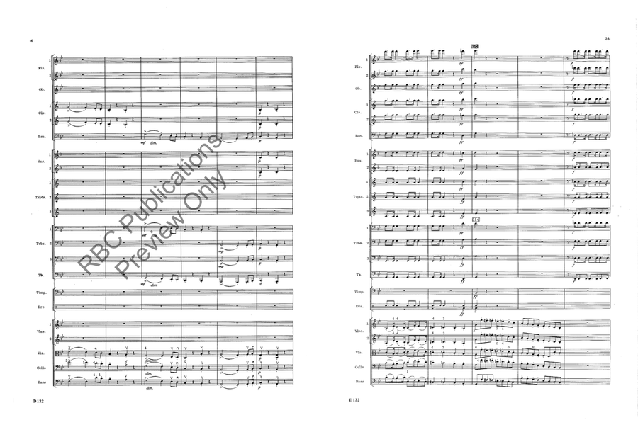March To The Scaffold (Score) Full Orchestra scores gallery preview page 5