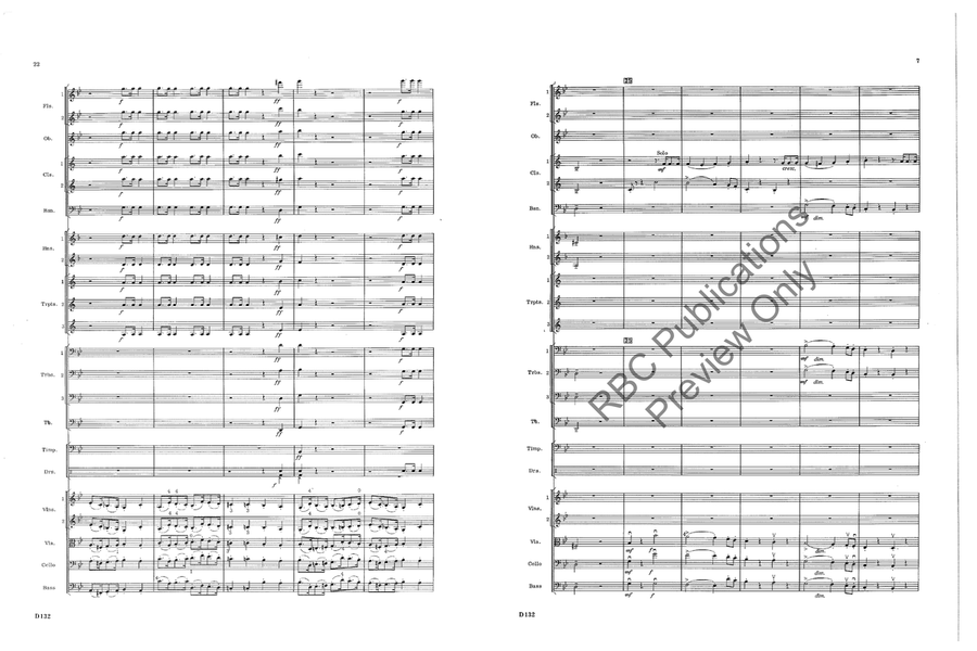 March To The Scaffold (Score) Full Orchestra scores gallery preview page 6