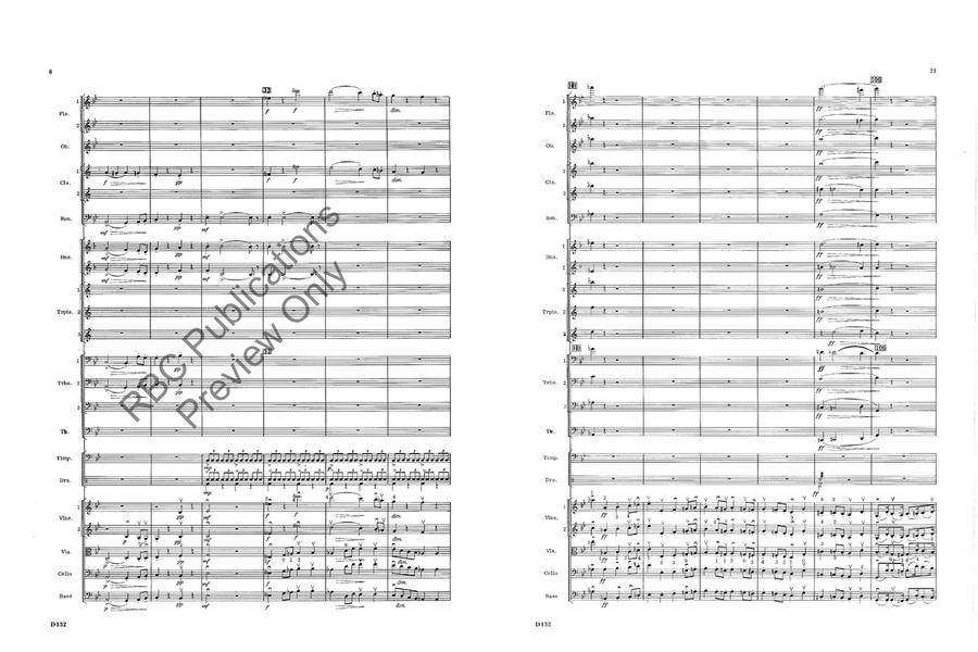 March To The Scaffold (Score) Full Orchestra scores gallery preview page 7