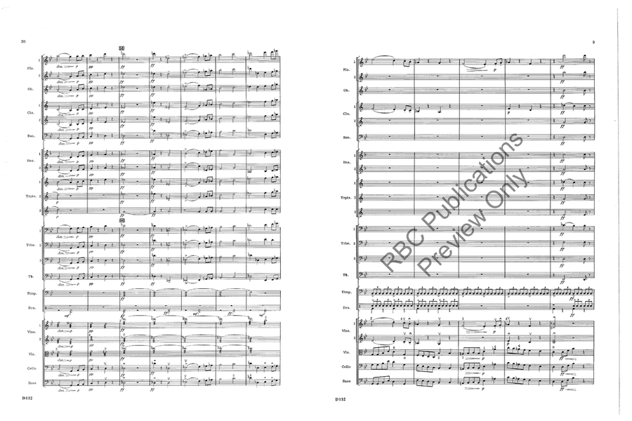 March To The Scaffold (Score) Full Orchestra scores gallery preview page 8