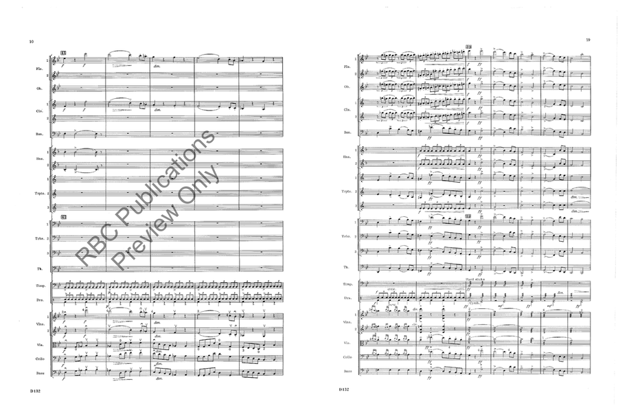 March To The Scaffold (Score) Full Orchestra scores gallery preview page 9