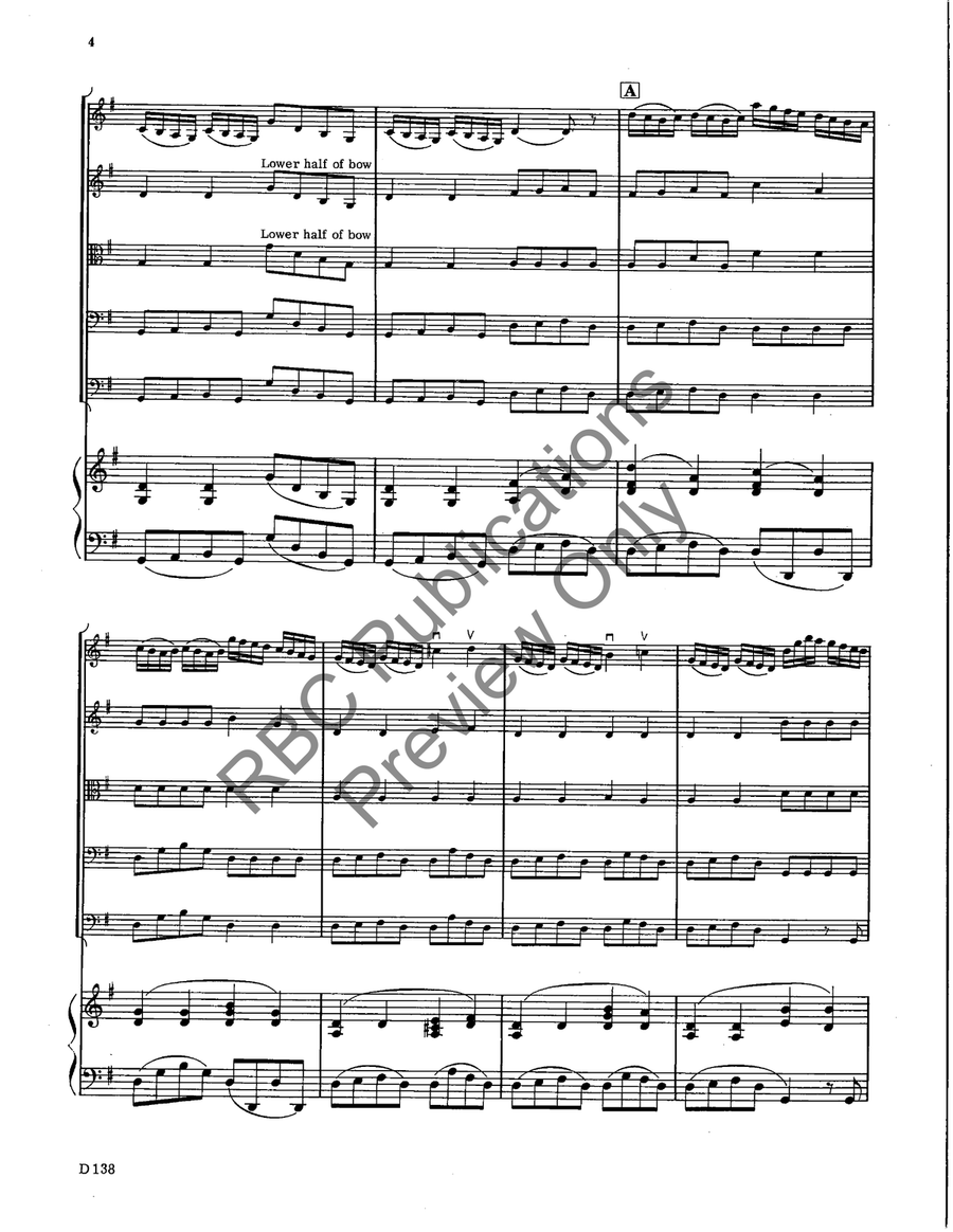 Allegro (Score) Allegro (Score) String Orchestra scores gallery preview page 5