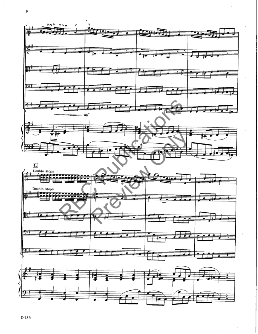 Allegro (Score) Allegro (Score) String Orchestra scores gallery preview page 7
