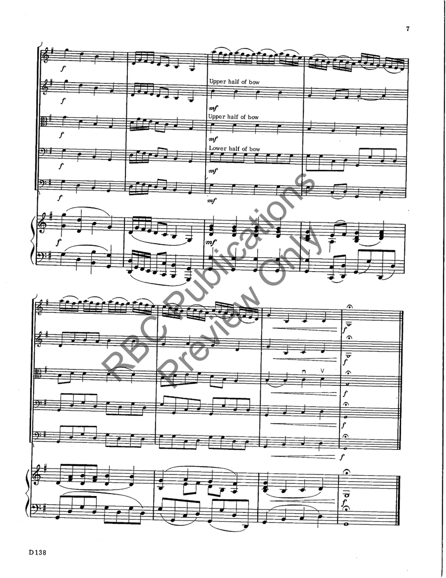 Allegro (Score) Allegro (Score) String Orchestra scores gallery preview page 8
