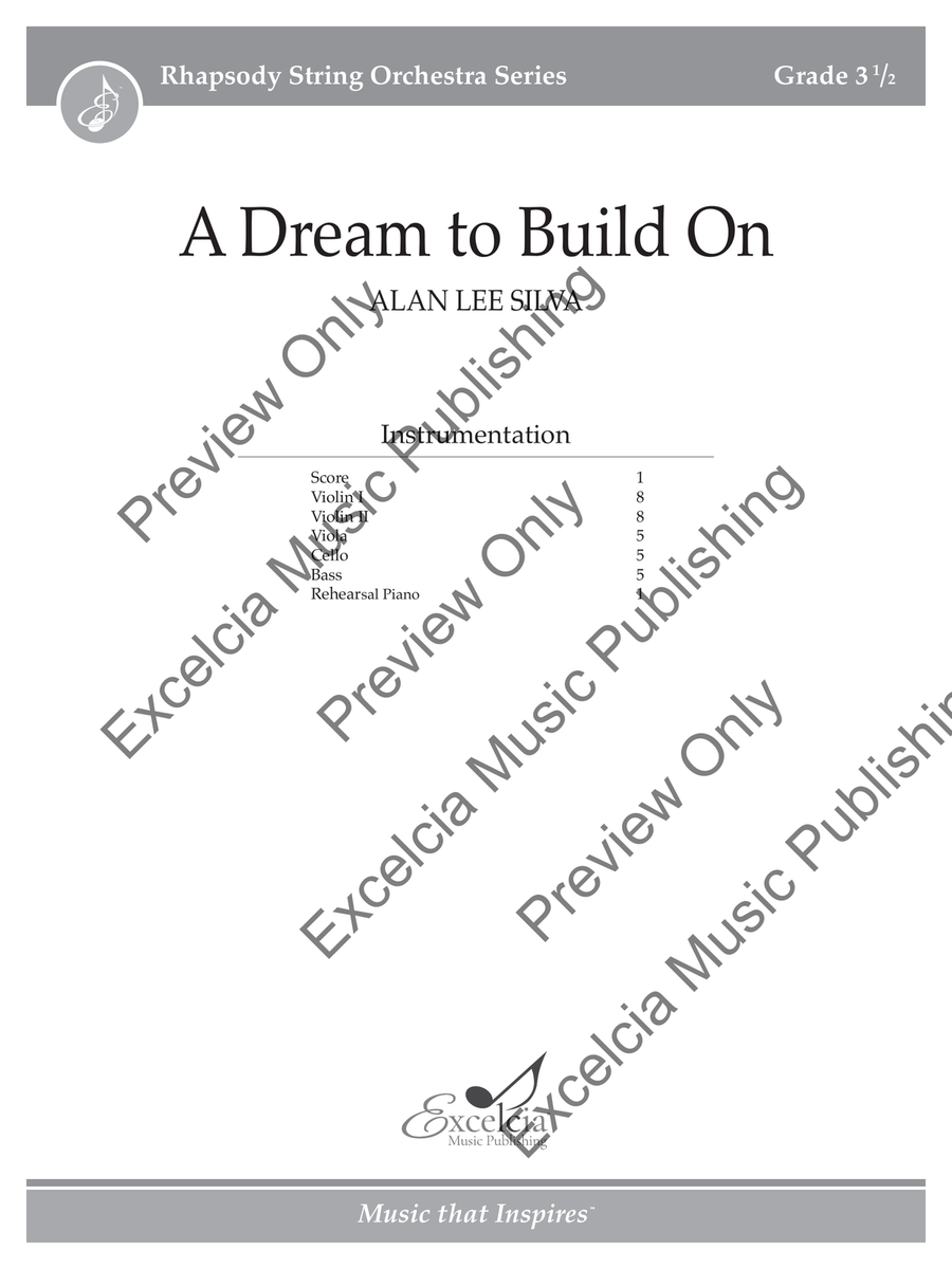 A Dream to Build On A Dream to Build On Orchestra scores gallery preview page 2