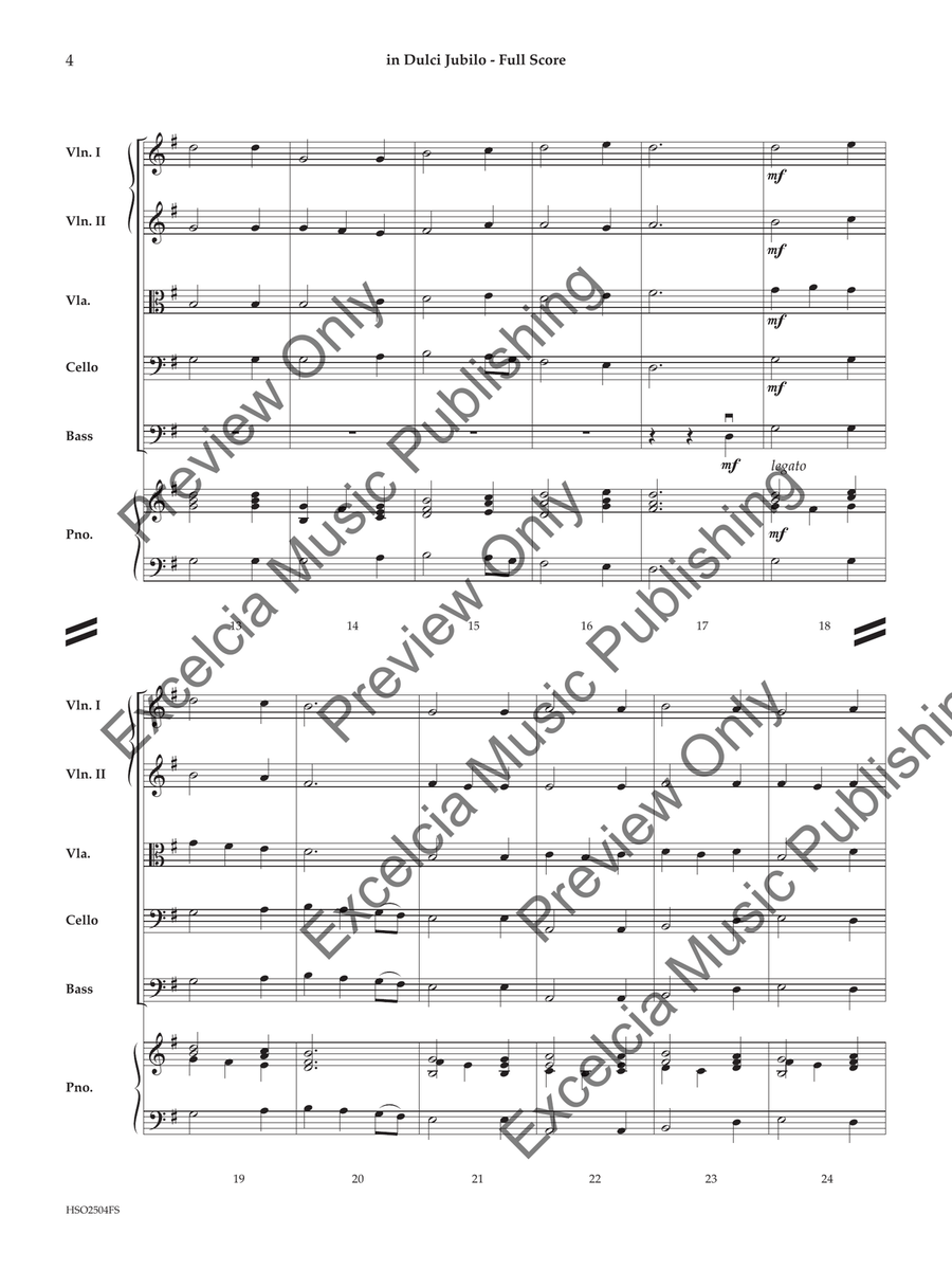 in Dulci Jubilo (Score) in Dulci Jubilo (Score) Orchestra scores gallery preview page 5