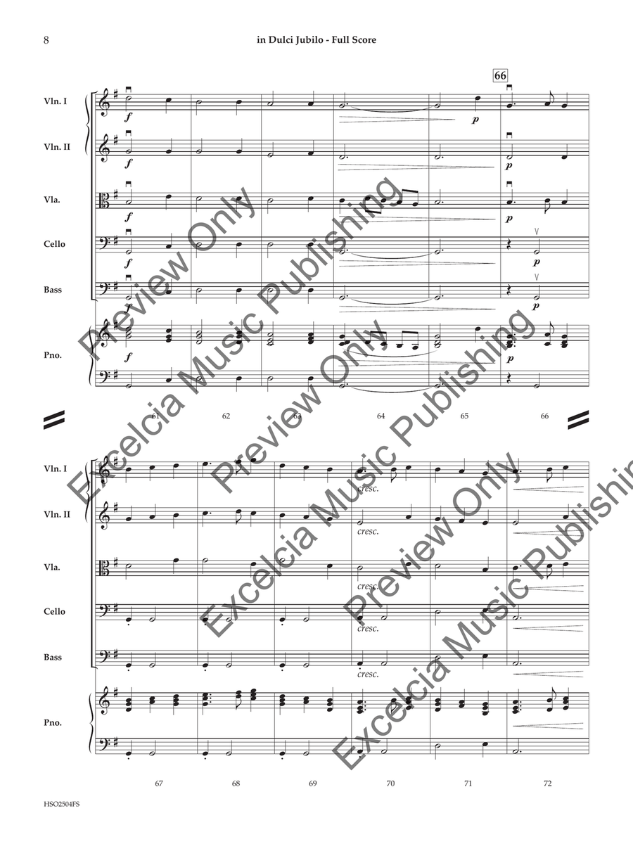 in Dulci Jubilo (Score) in Dulci Jubilo (Score) Orchestra scores gallery preview page 9