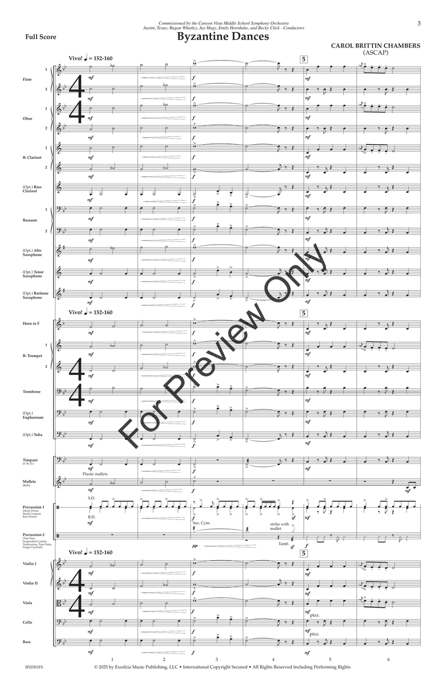 Byzantine Dances Byzantine Dances Full Orchestra scores gallery preview page 4
