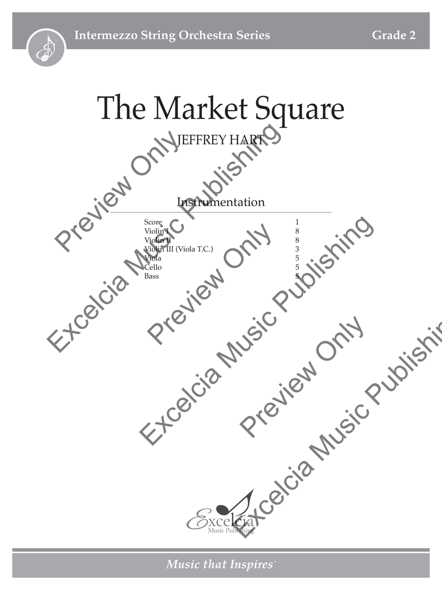 The Market Square (Score) Orchestra scores gallery preview page 2