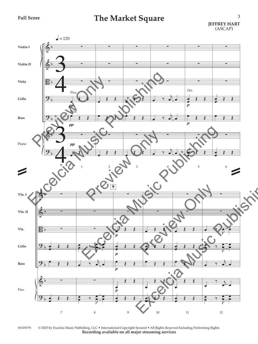 The Market Square (Score) Orchestra scores gallery preview page 4