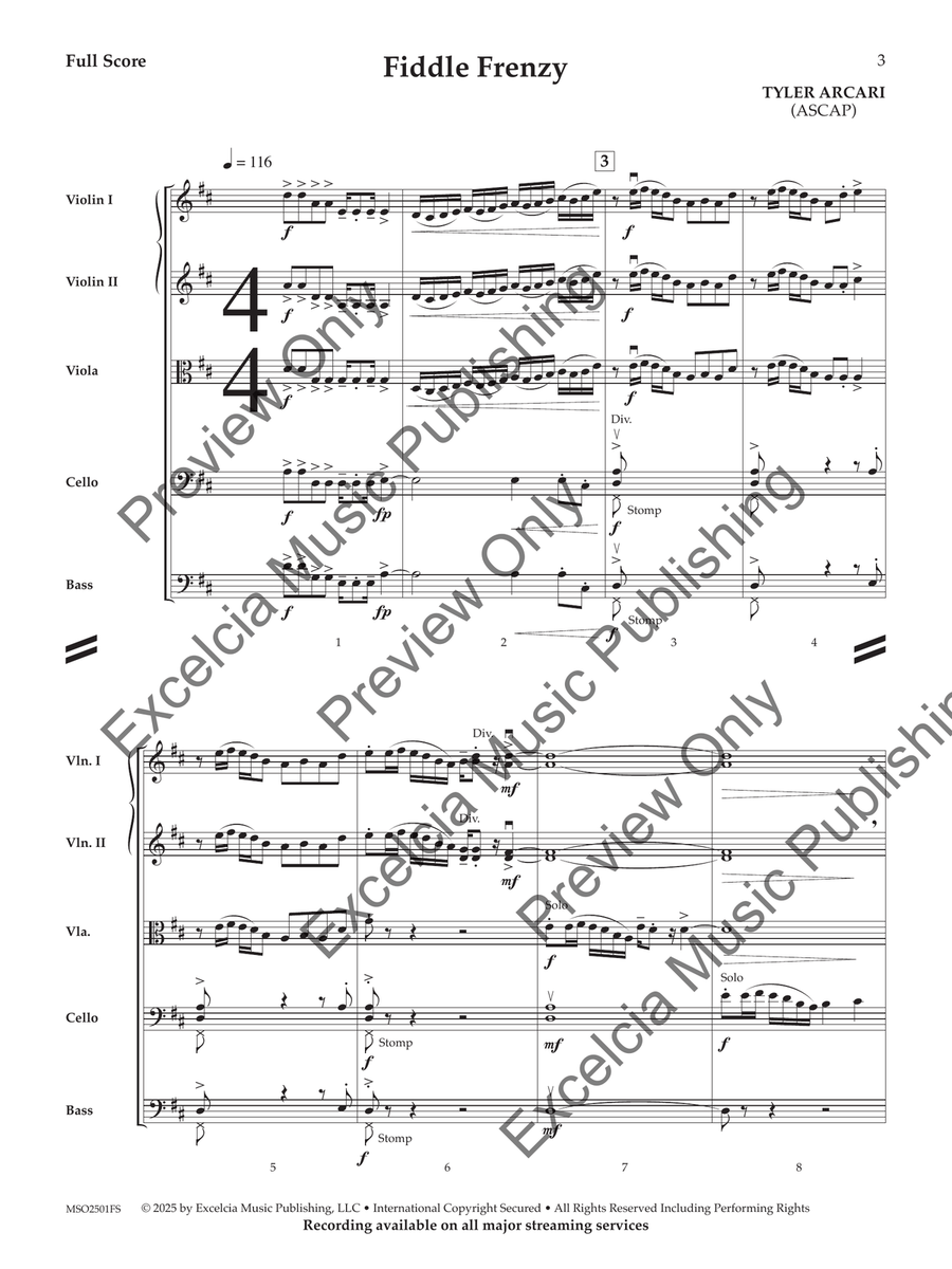 Fiddle Frenzy Fiddle Frenzy Orchestra scores gallery preview page 4