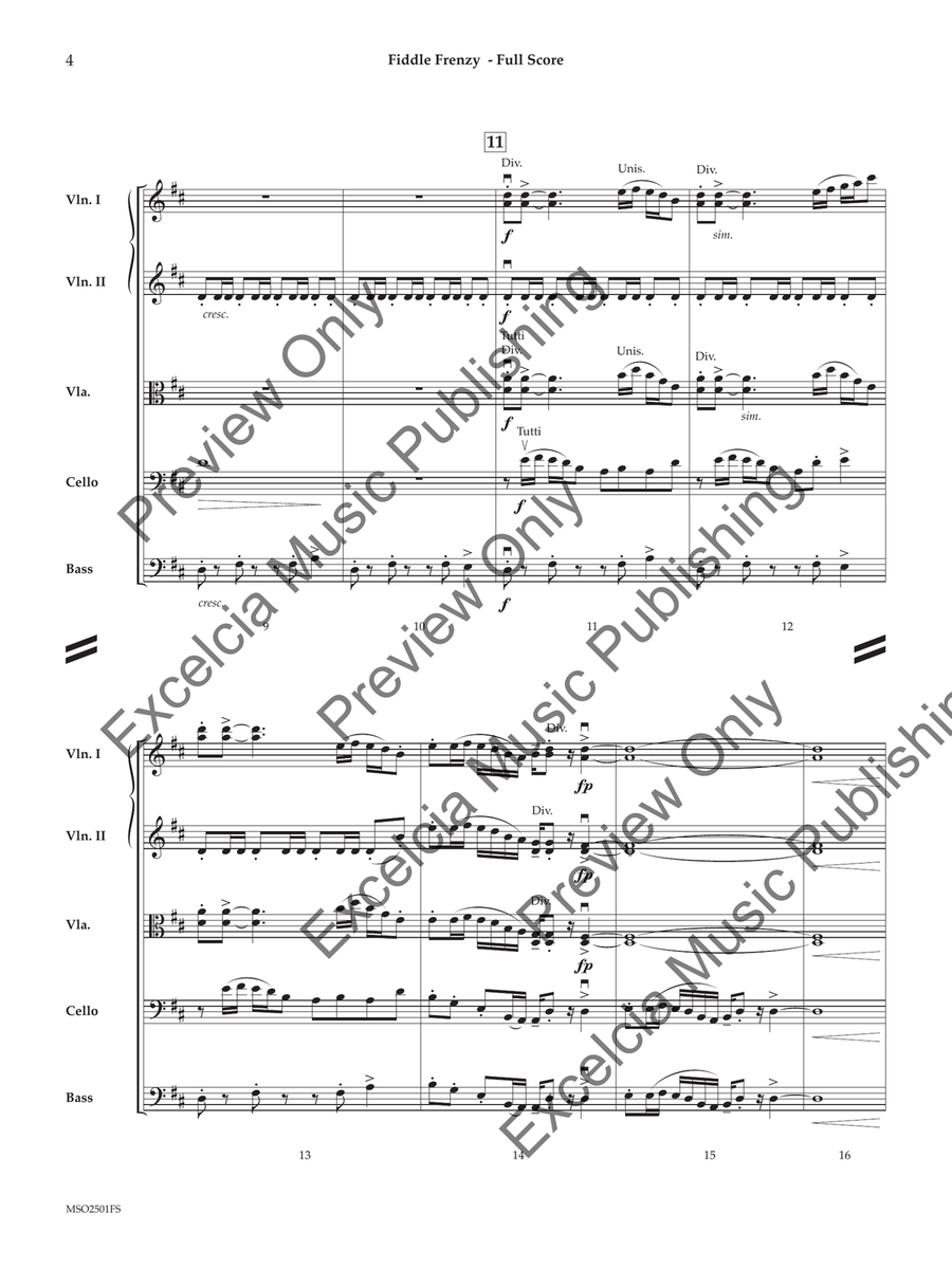 Fiddle Frenzy Fiddle Frenzy Orchestra scores gallery preview page 5