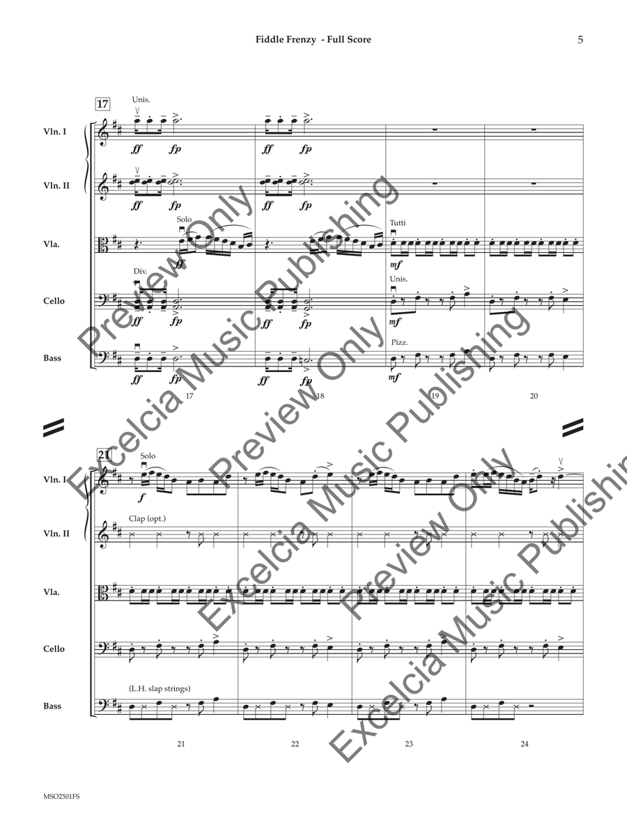 Fiddle Frenzy Fiddle Frenzy Orchestra scores gallery preview page 6