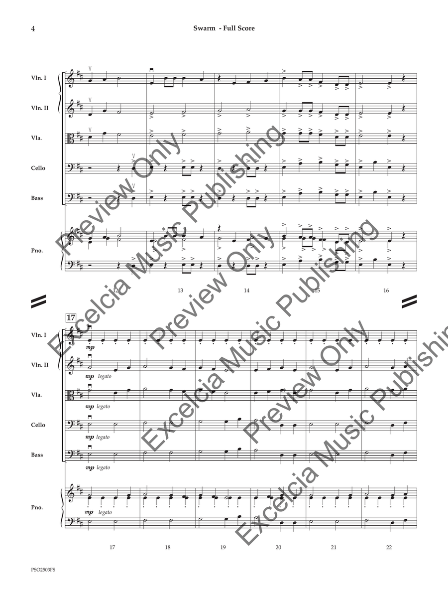 Swarm Swarm Orchestra scores gallery preview page 5