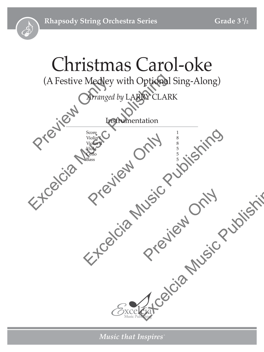 Christmas Carol-oke Christmas Carol-oke Orchestra scores gallery preview page 2
