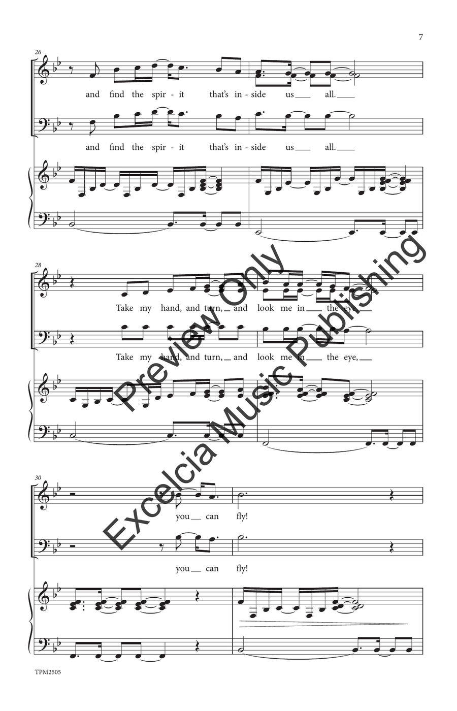 You Can Fly! 3-Part - Sheet Music page 8