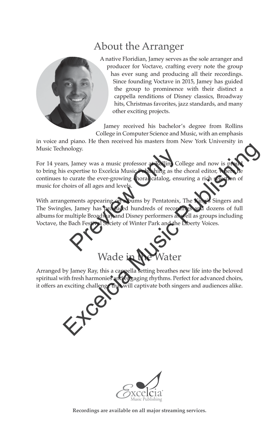 Wade in the Water (SATB) 4-Part - Sheet Music page 3