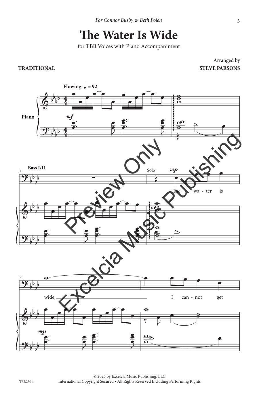 The Water Is Wide (TBB) TTB - Sheet Music page 4