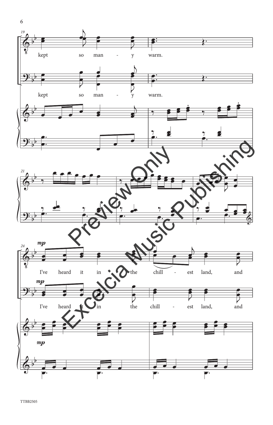 Hope is the Thing With Feathers (TTBB) by Patti Drennan TTBB - Sheet Music page 7