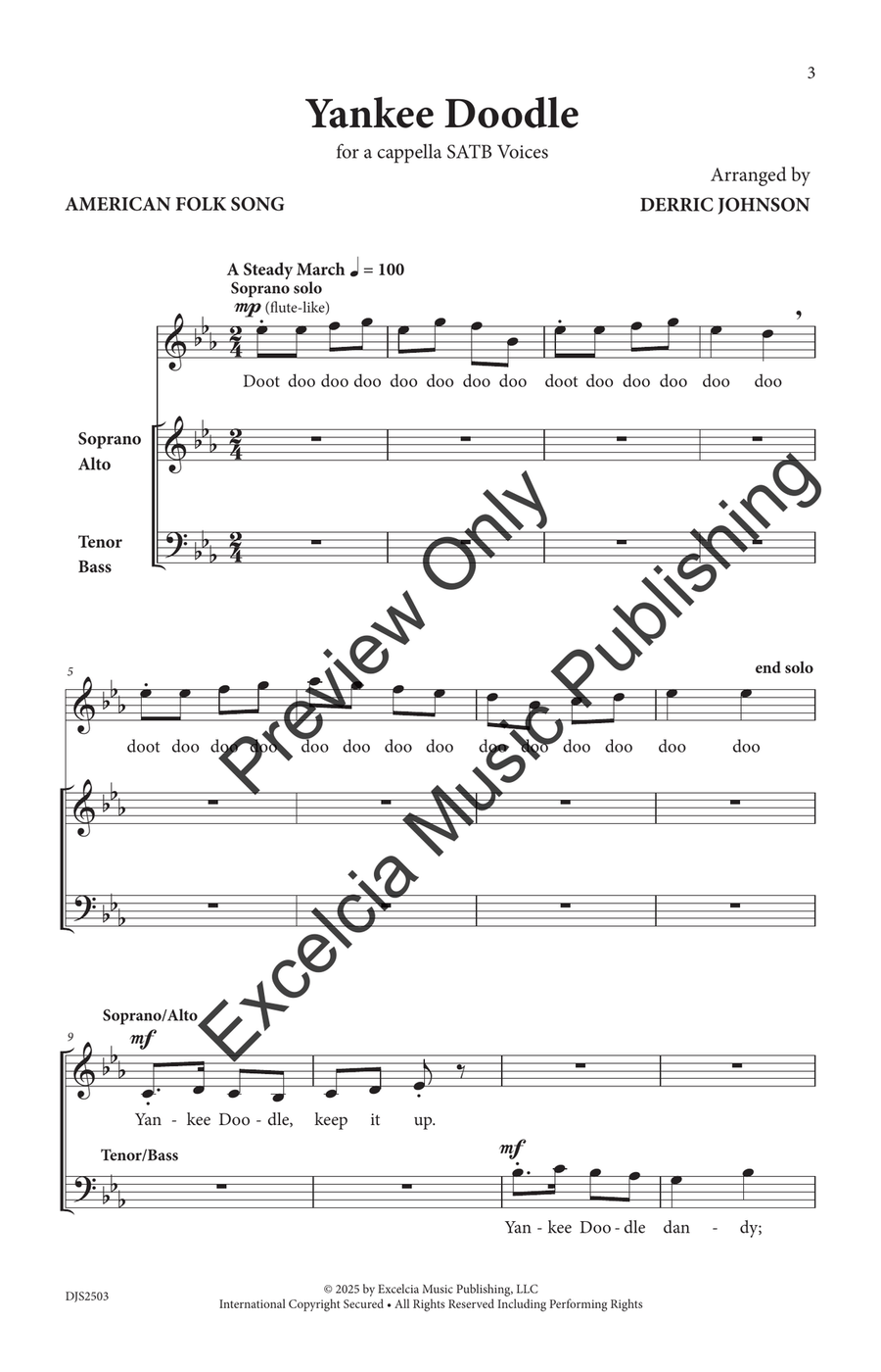 Yankee Doodle Yankee Doodle 4-Part scores gallery preview page 4