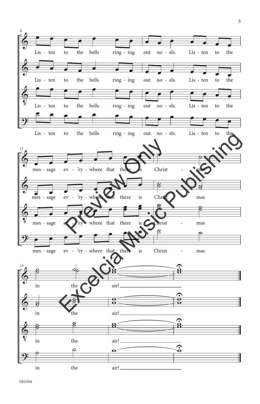Christmas Bookends Christmas Bookends 4-Part scores gallery preview page 6