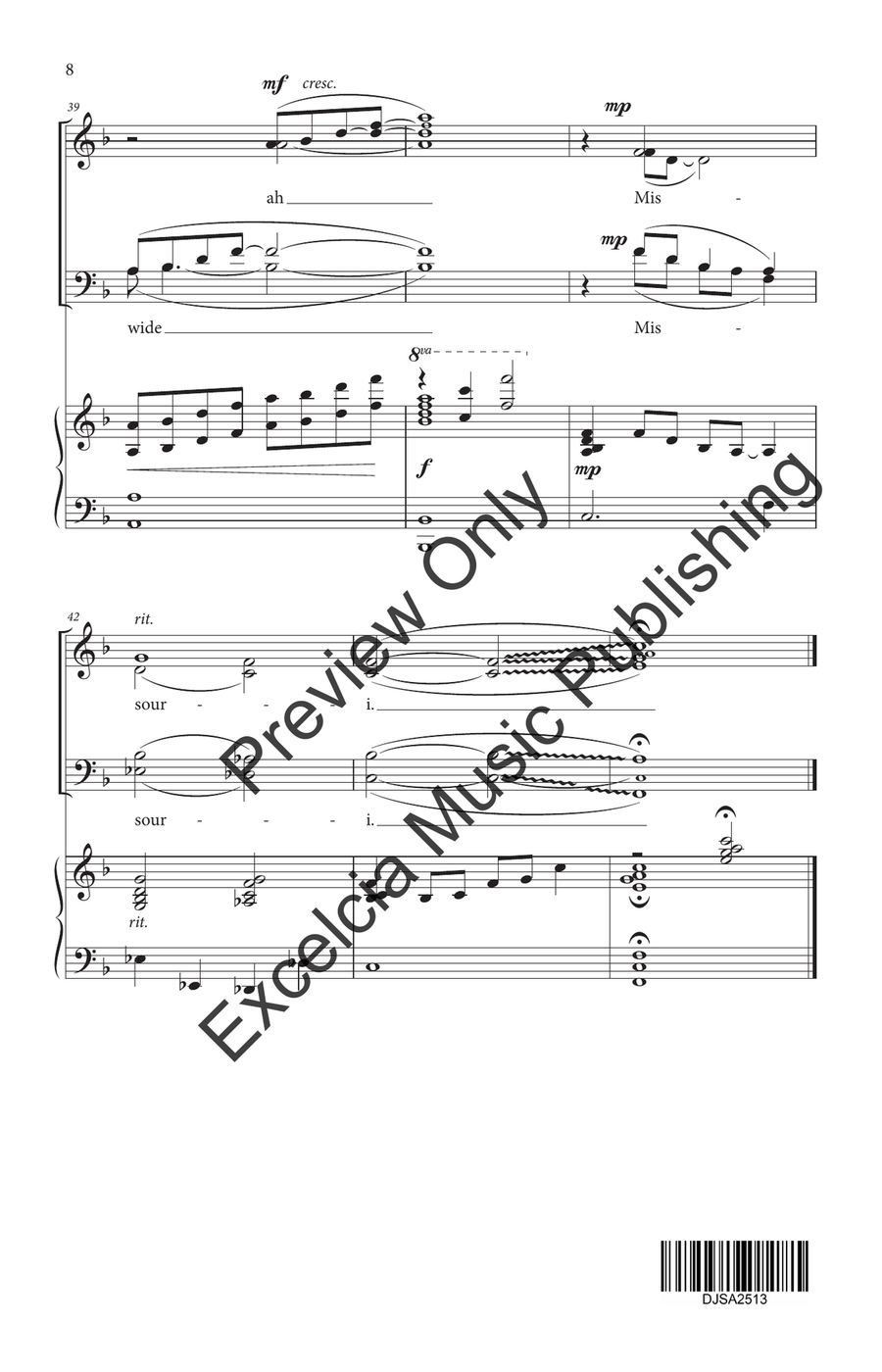 Shenandoah Shenandoah 4-Part scores gallery preview page 9