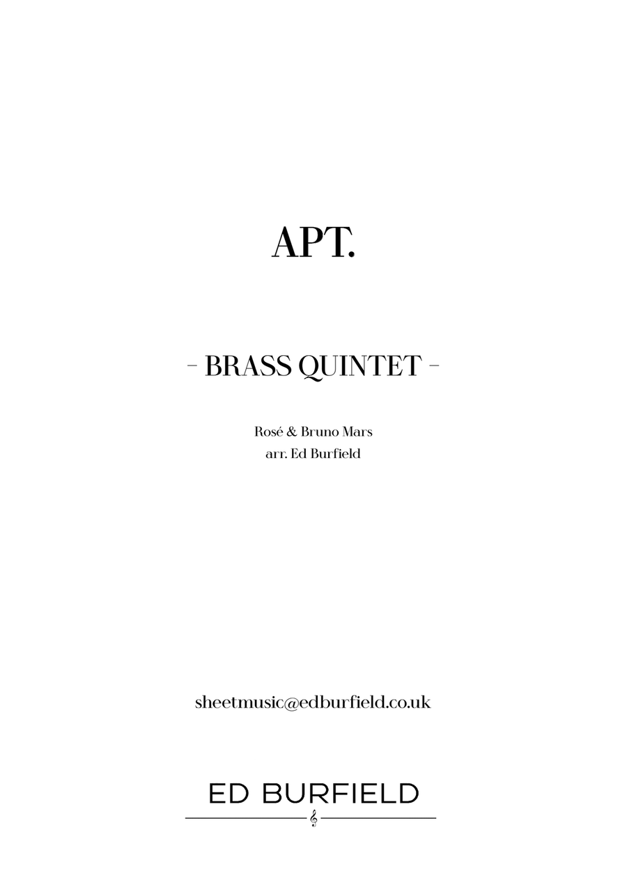 Apt. Brass Quintet scores gallery preview page 1