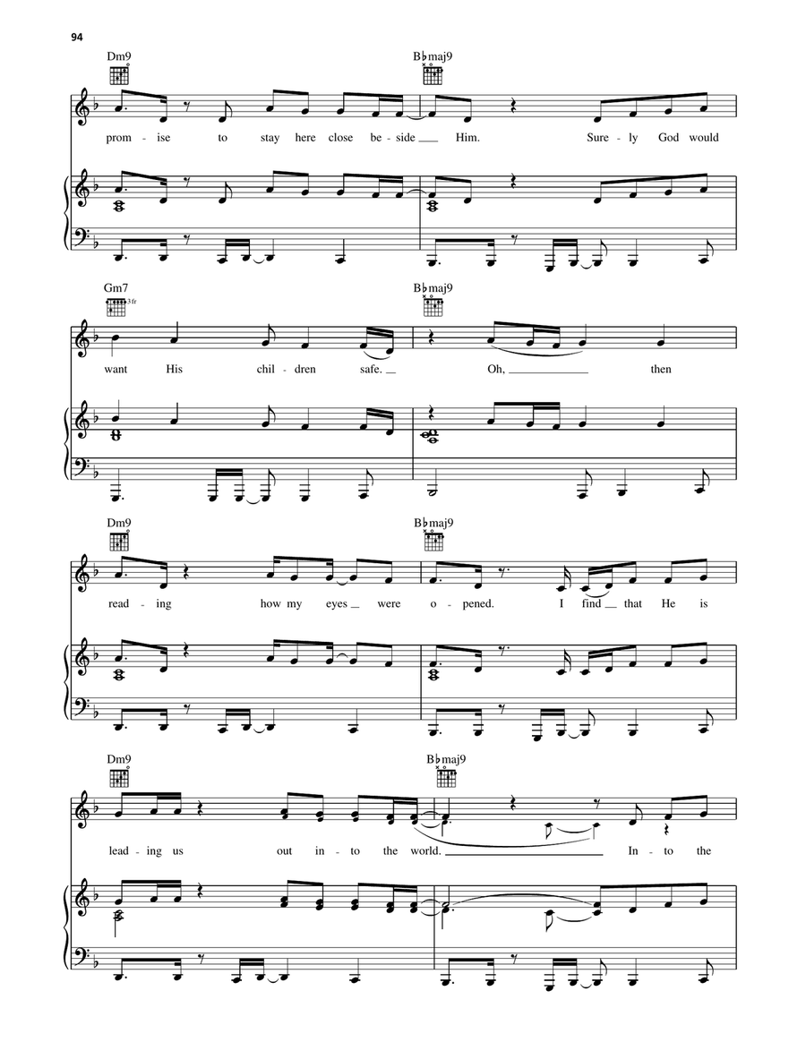 In Not Of In Not Of Piano, Vocal, Guitar scores gallery preview page 2