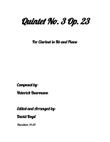 Clarinet Quintet No. 3 Op. 23