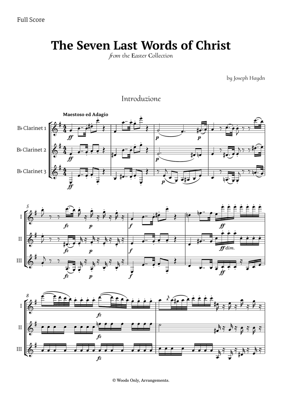 5 Easter Songs for Clarinet Trio plus one Bonus Clarinet Trio scores gallery preview page 2