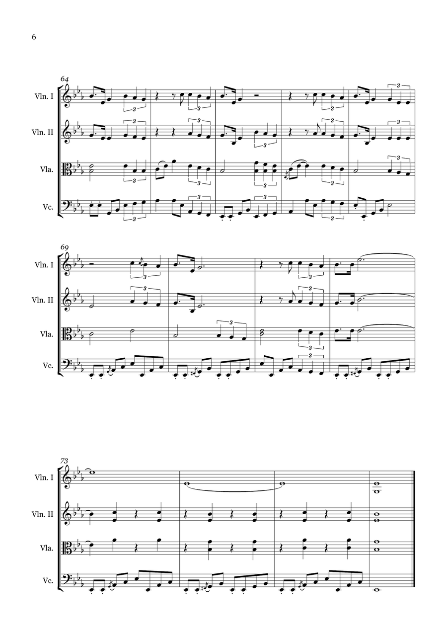 Fakin' It Fakin' It String Quartet scores gallery preview page 6