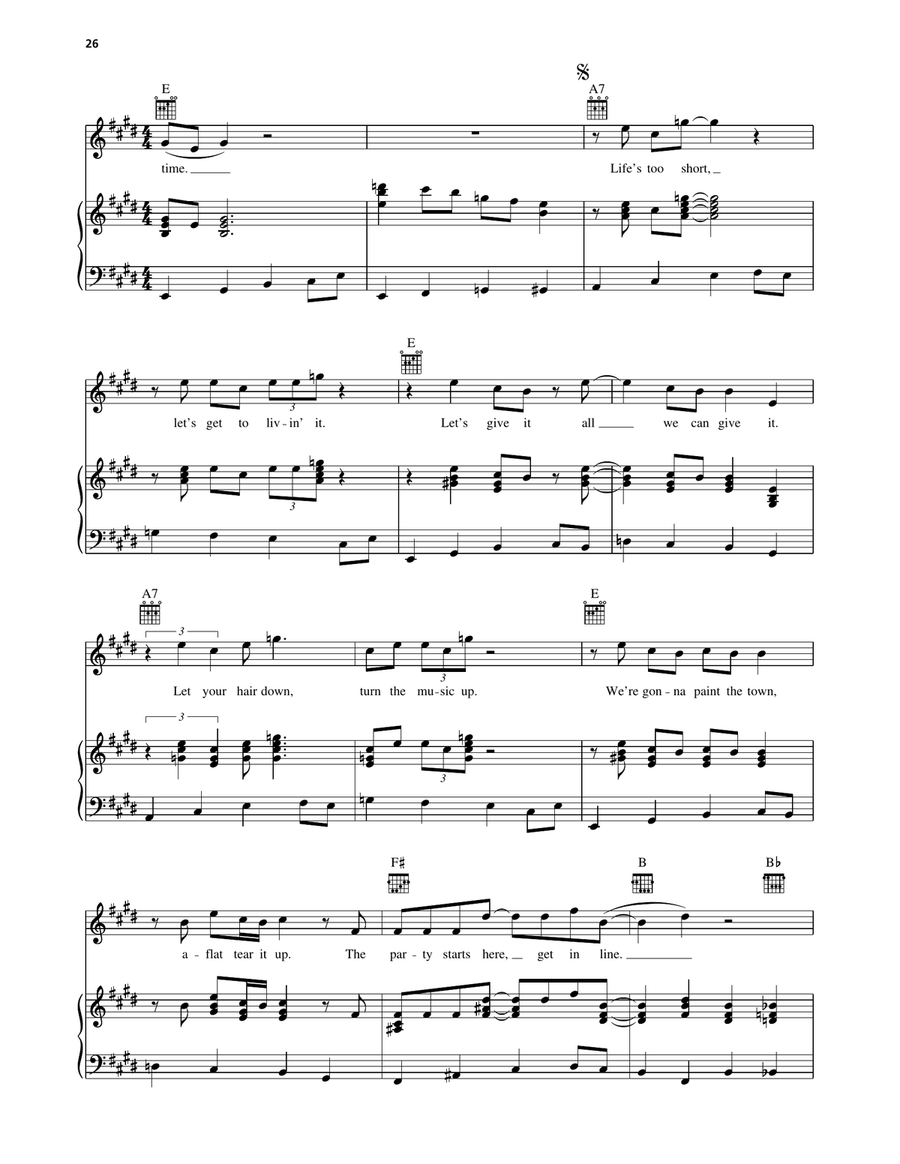 Beer Thirty Beer Thirty Piano, Vocal, Guitar scores gallery preview page 3