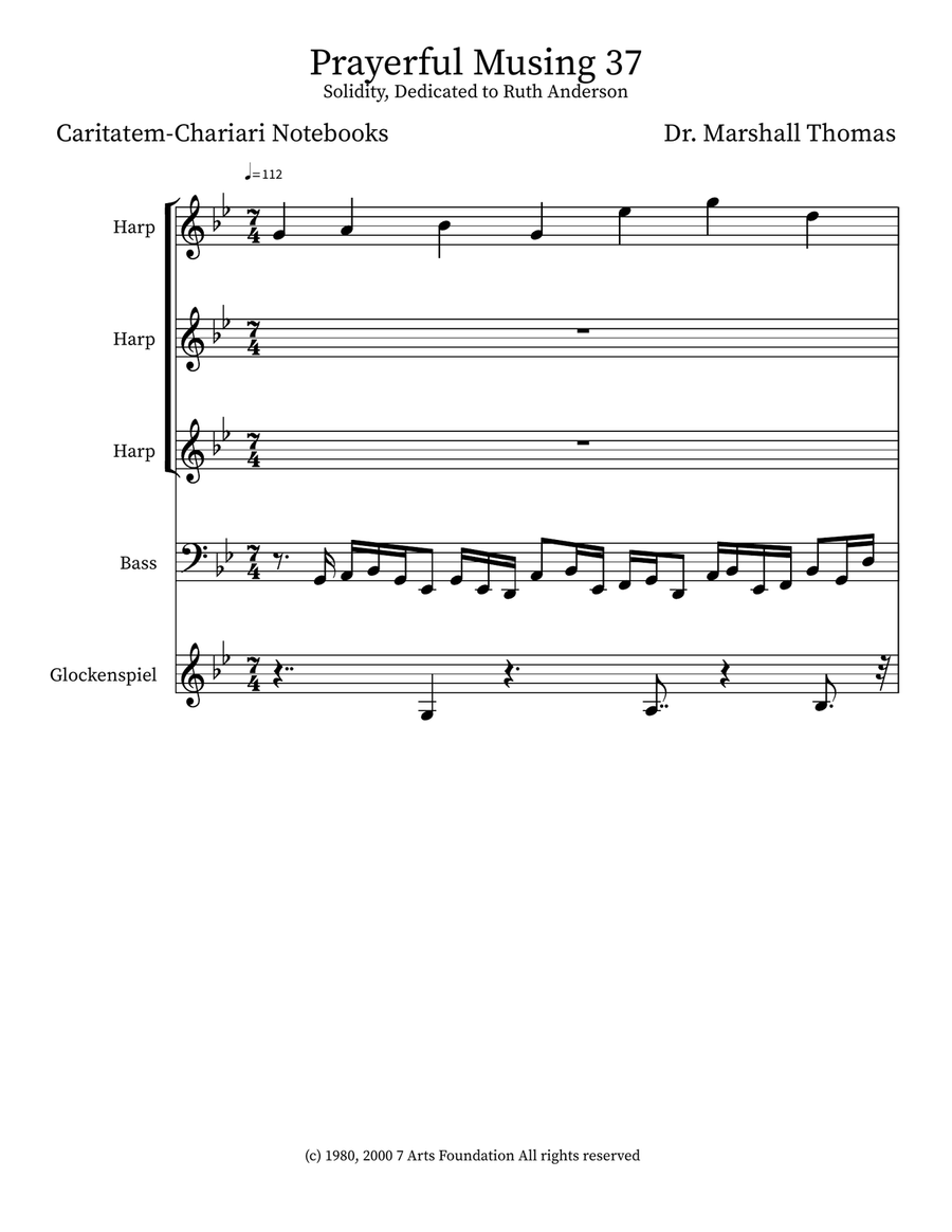 Prayerful Musing 37 Prayerful Musing 37 Small Ensemble scores gallery preview page 1