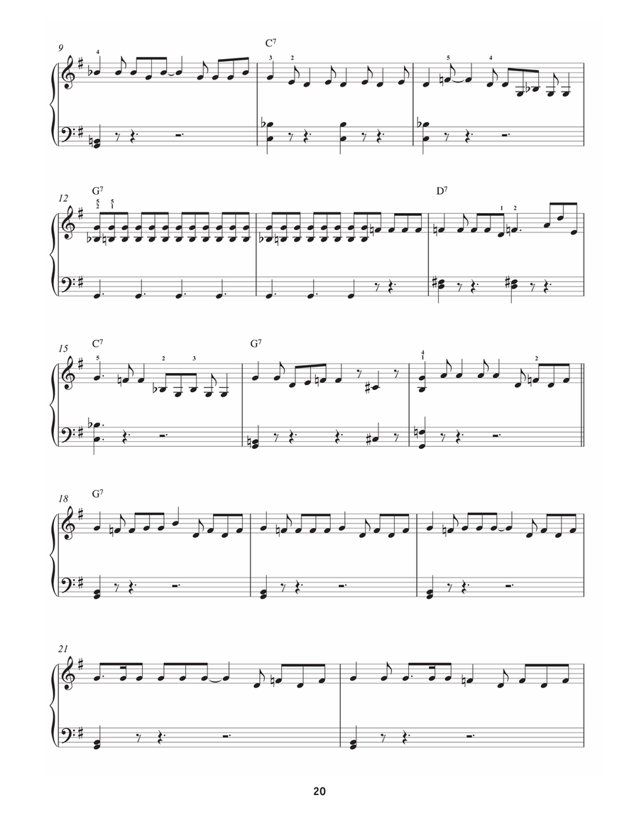 I'm Your Hoochie Coochie Man Easy Piano scores gallery preview page 2