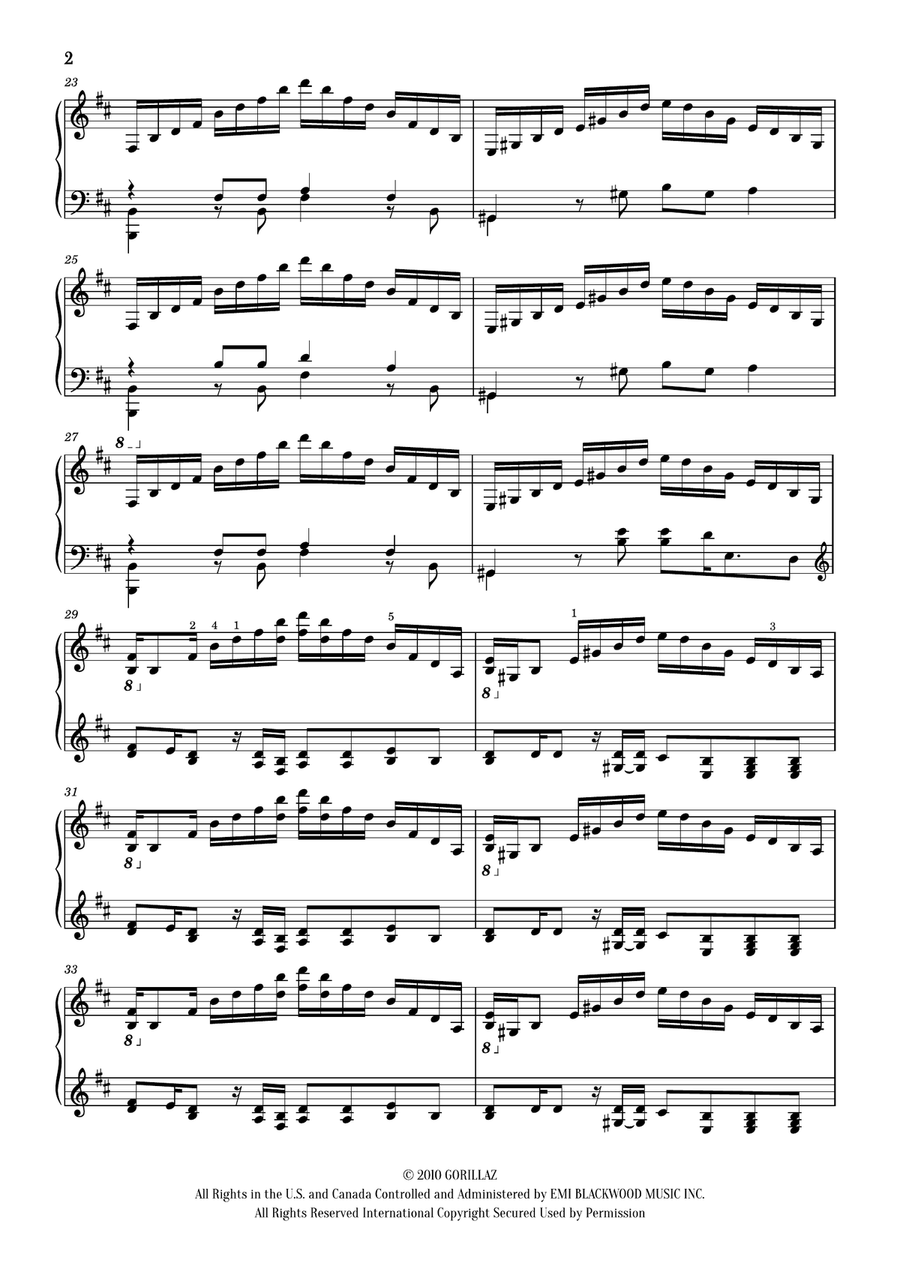 On Melancholy Hill On Melancholy Hill Piano Solo scores gallery preview page 2