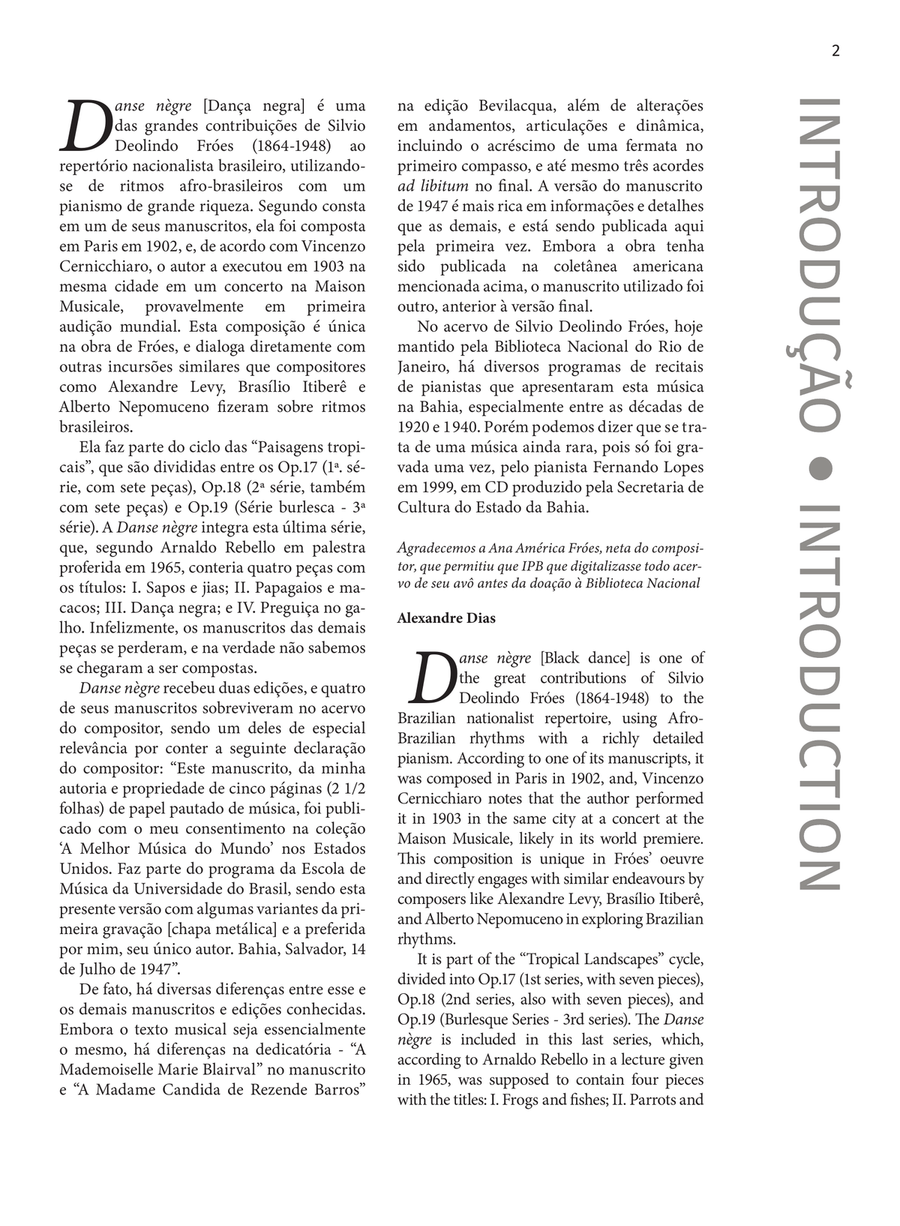Danse nègre [Dança negra] Piano Solo scores gallery preview page 2