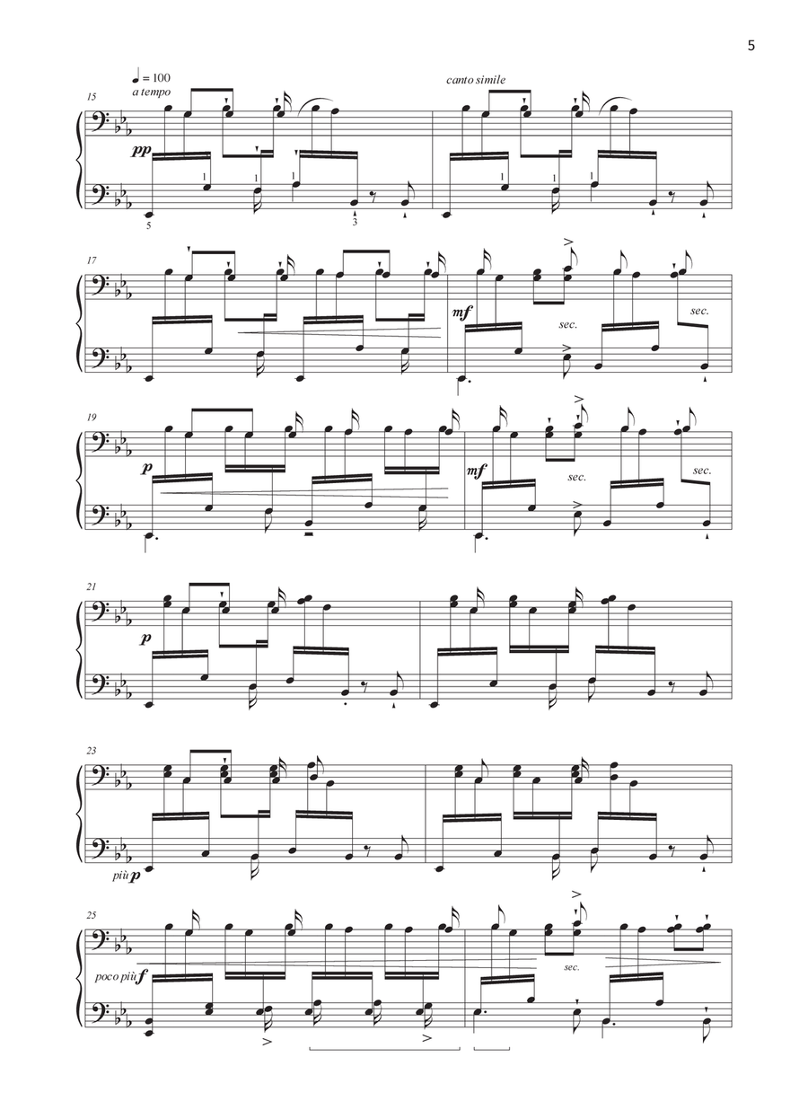 Danse nègre [Dança negra] Piano Solo scores gallery preview page 5