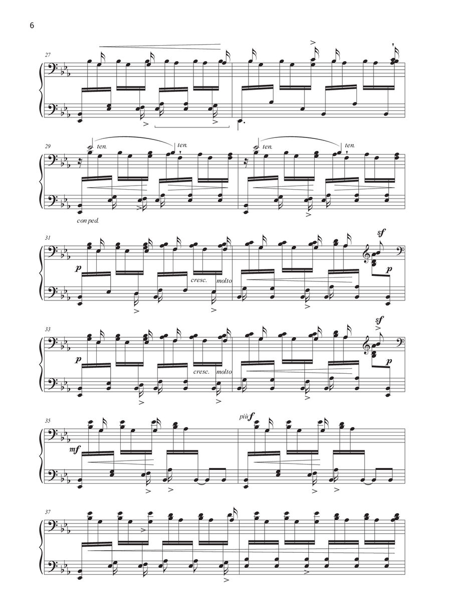 Danse nègre [Dança negra] Piano Solo scores gallery preview page 6